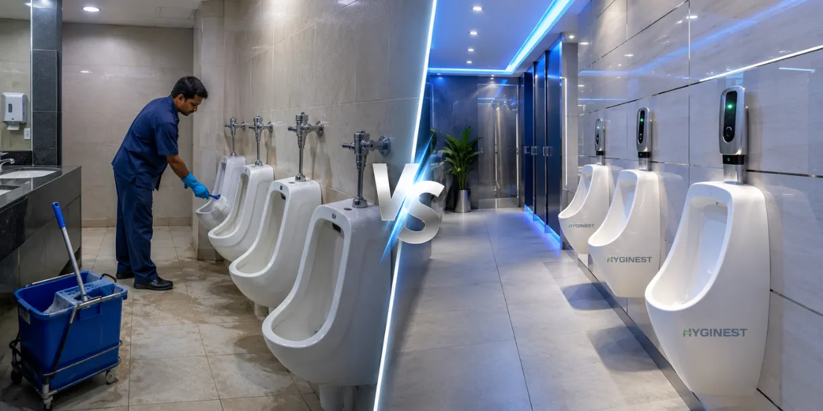 Automatic Urinal Flusher vs Manual Urinal Flusher