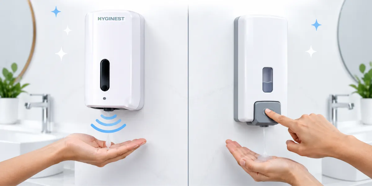 Touchless vs. Manual Hygiene Dispensers