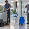 Scrubber Dryer vs Manual Mopping